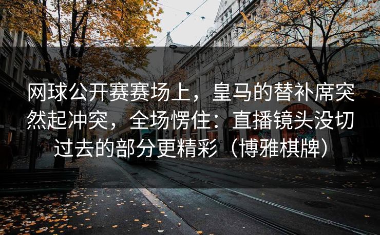 网球公开赛赛场上，皇马的替补席突然起冲突，全场愣住：直播镜头没切过去的部分更精彩（博雅棋牌）
